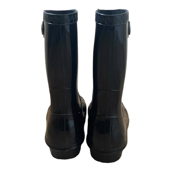 UGG Sienna Waterproof Rain Boots Women's US 10 Shiny Black Rubber - Picture 6 of 12